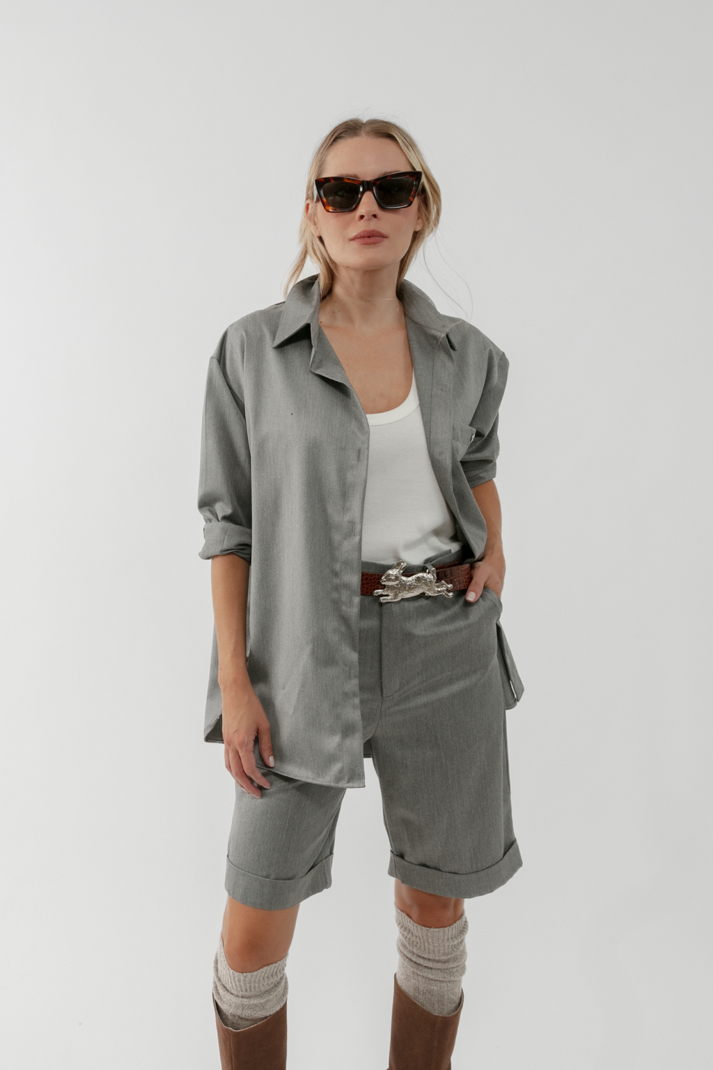 Blusa sastre Lisa gris