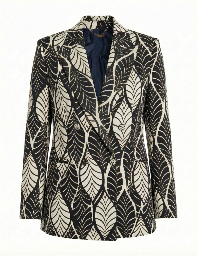 Blazer Premium Orion Hojas Negro