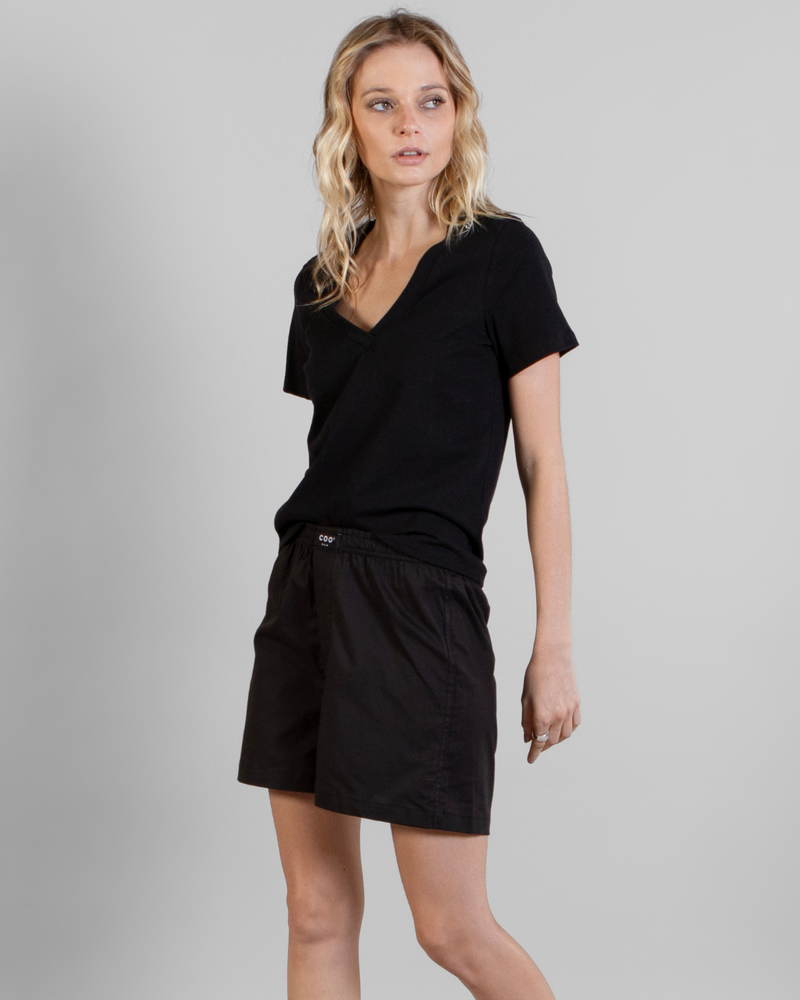 Polera V Pam Negro