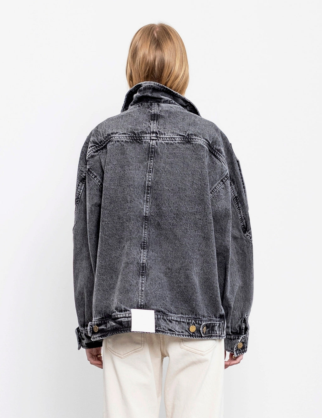 Chaqueta Denim Santos Negro