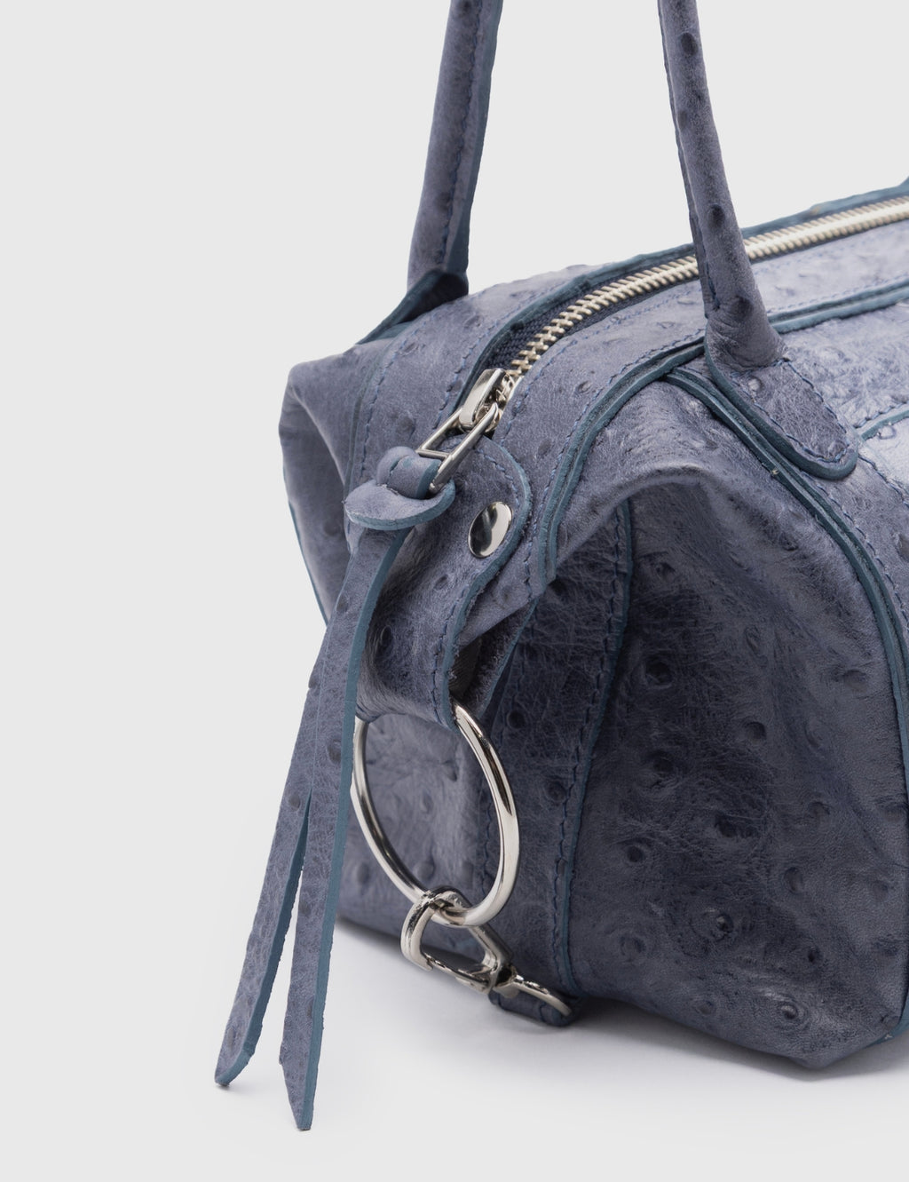 Cartera Diana Mini Avestruz Indigo