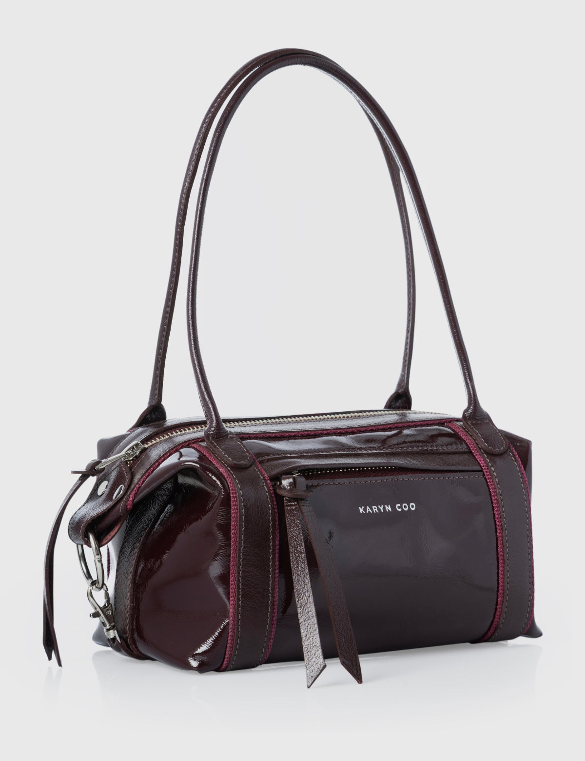 Cartera Diana Mini Granate Charol