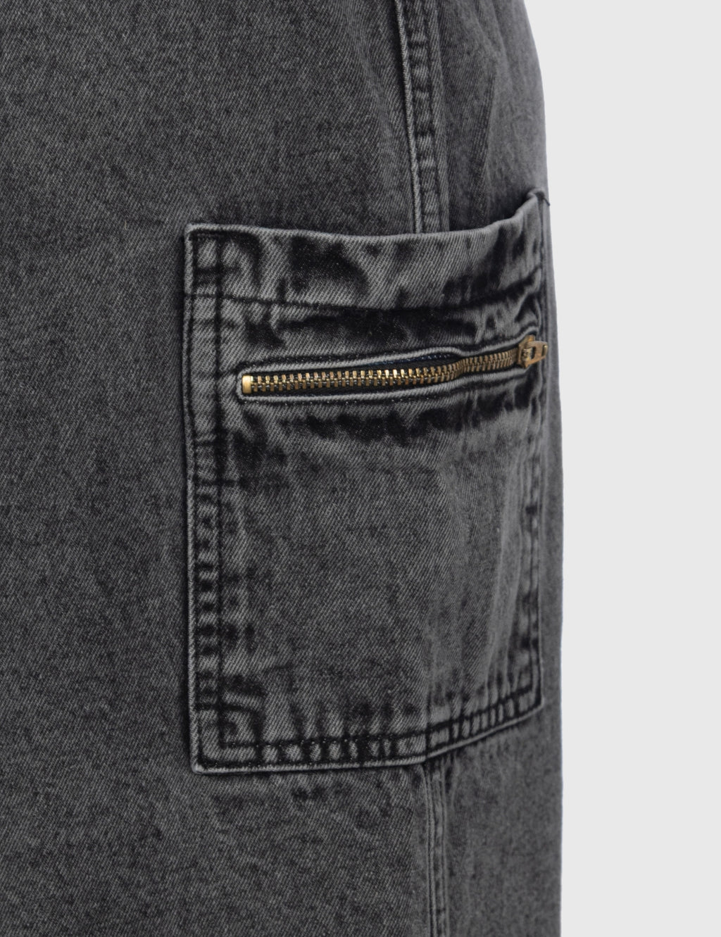Falda Denim Ninfa Recycled Negro