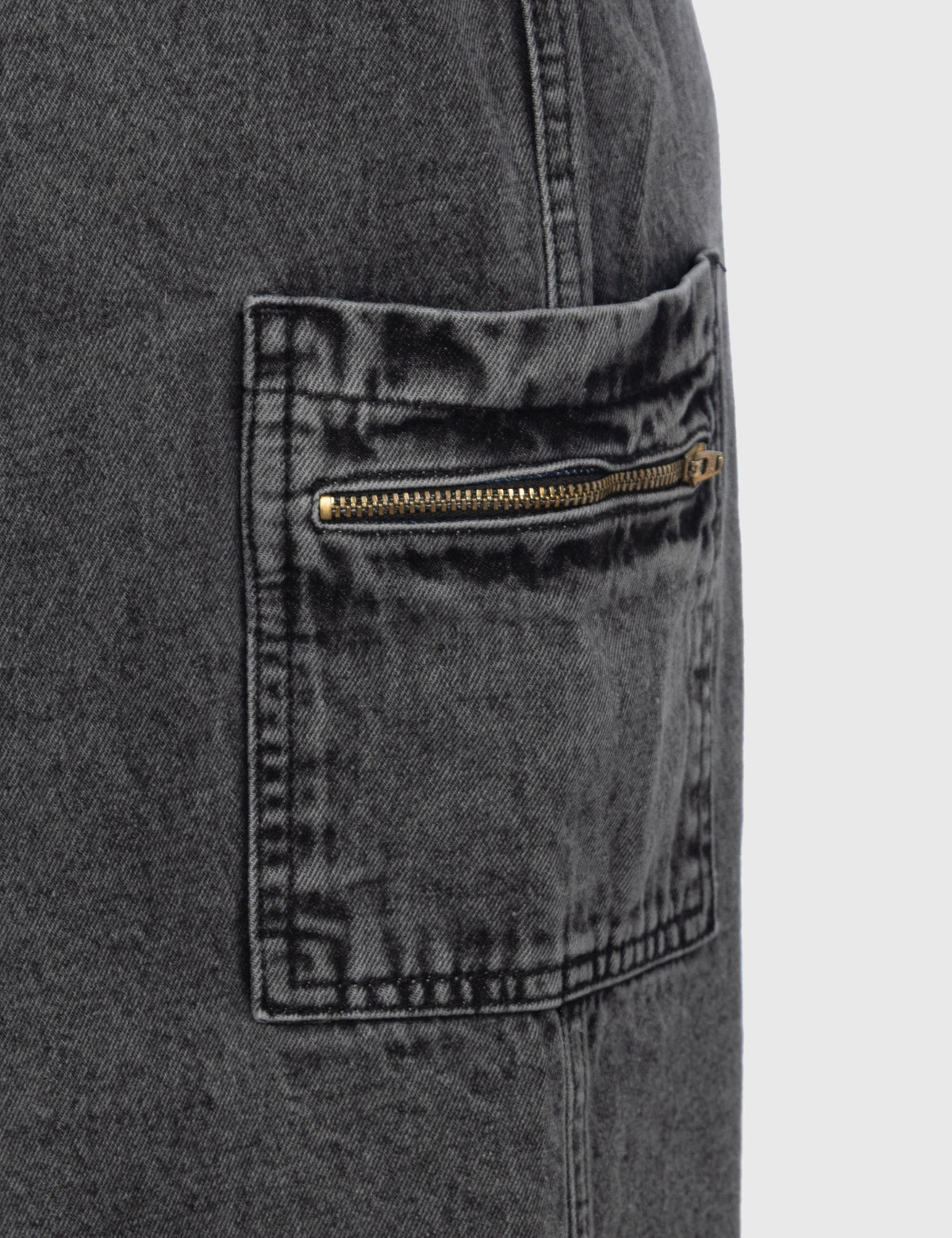 Falda Denim Ninfa Recycled Negro