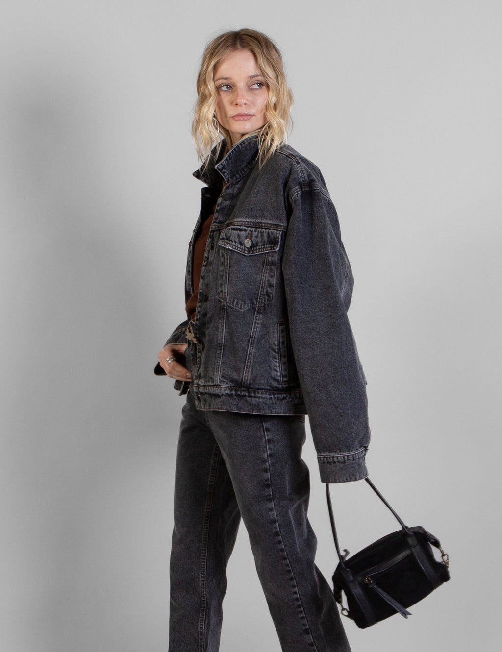 Chaqueta Denim Michael Negro