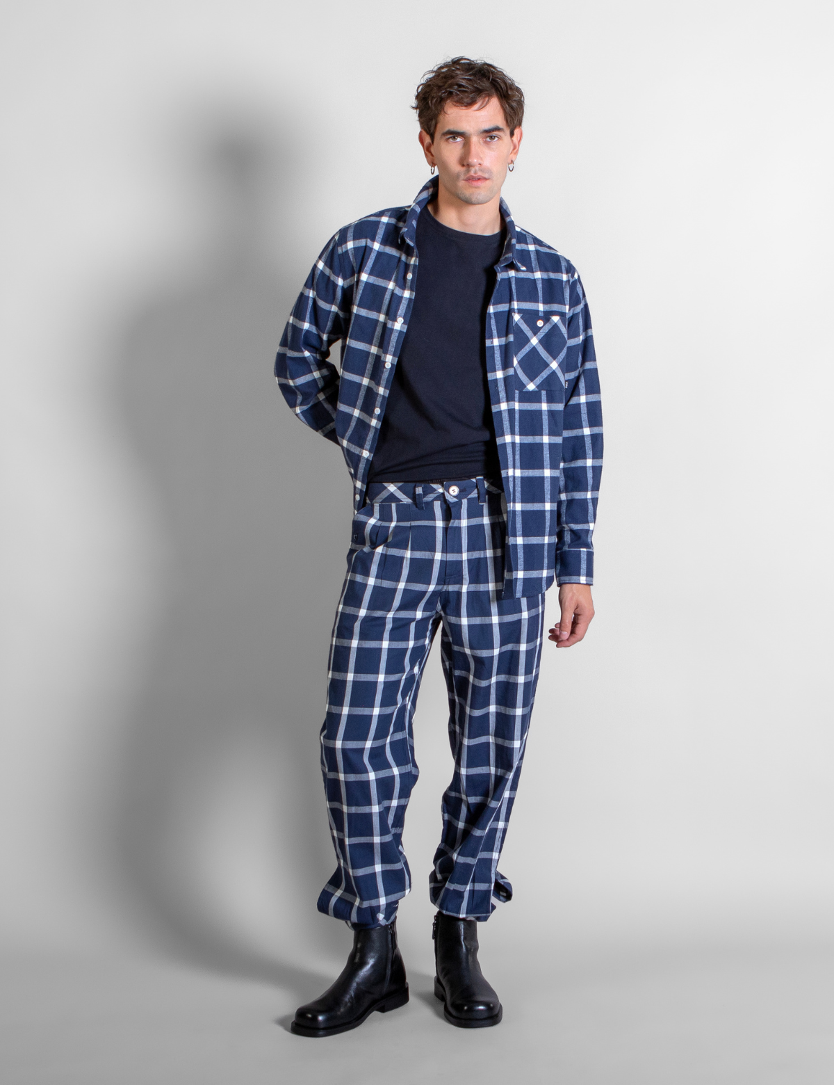 Camisa Escocesa Dandy Azul