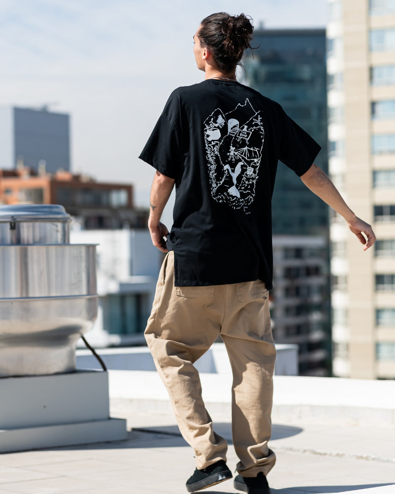 Polera Dylan WL x Lenny negro