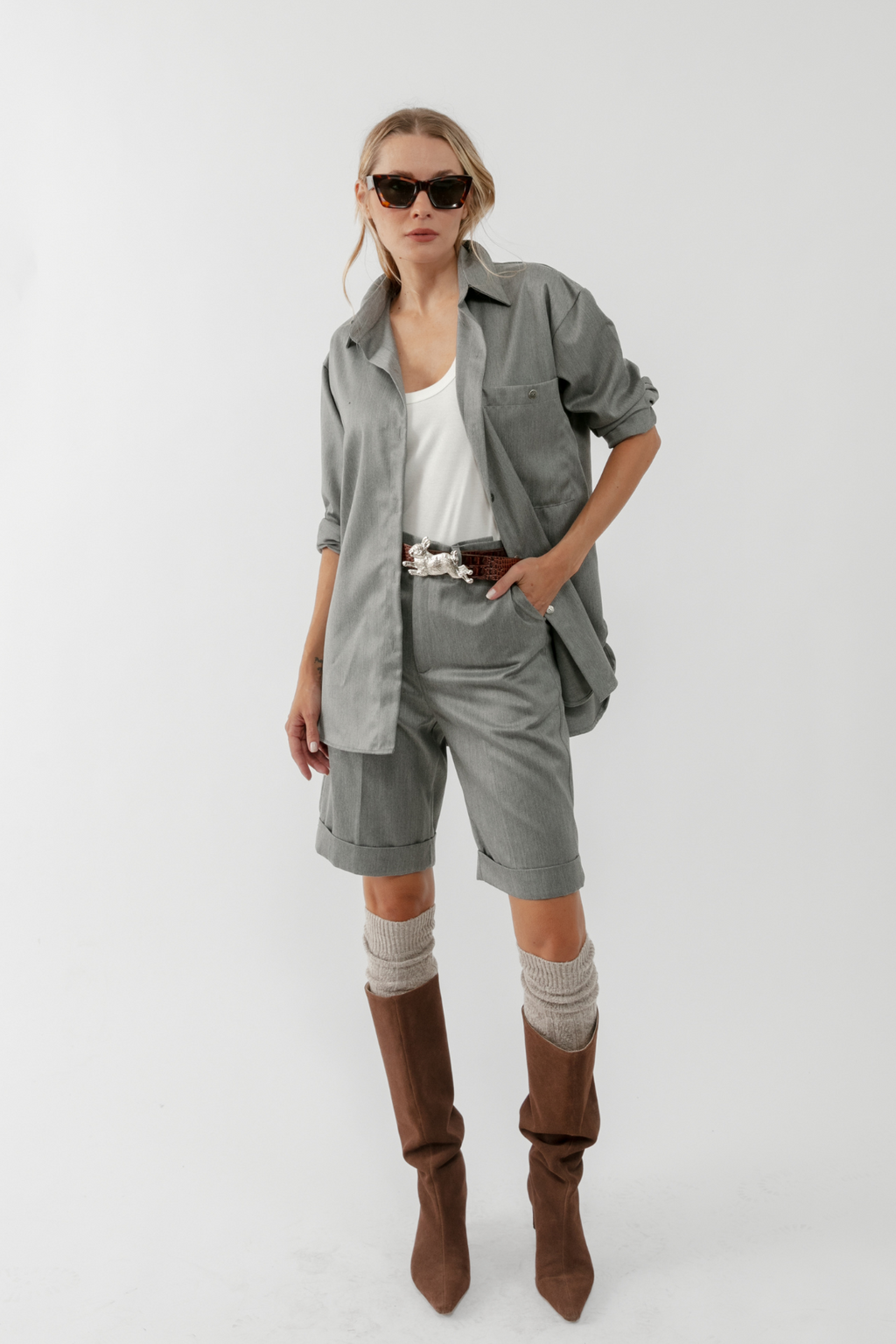 Blusa sastre Lisa gris