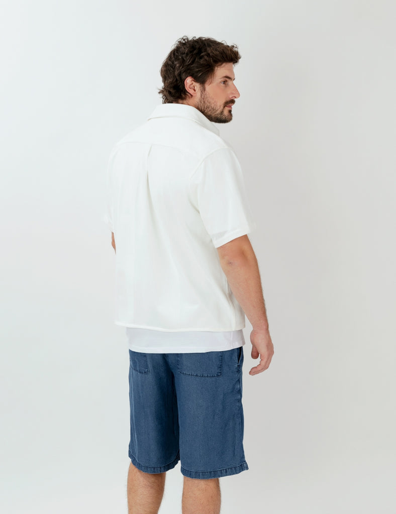 Camisa Algodón Fletcher Blanco
