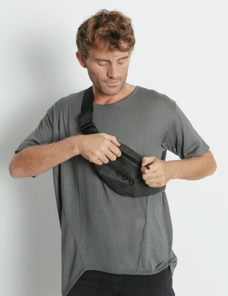 Polera tejida Norton gris