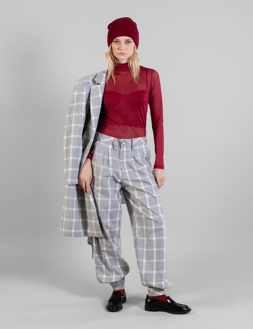 Pantalon Escocés Pampa Gris