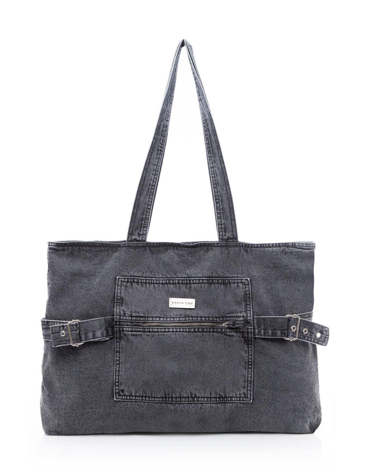 Bolso denim Blondie gris