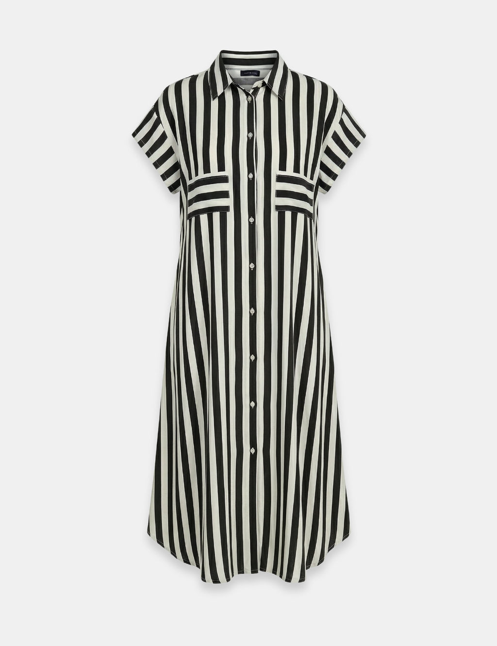 Vestido Riviera Rayado Negro