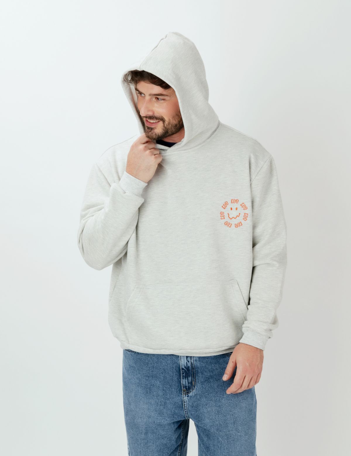 Polerón Tom Derretido Gris