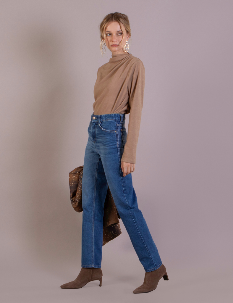 Polera Beatle Noelia Camel