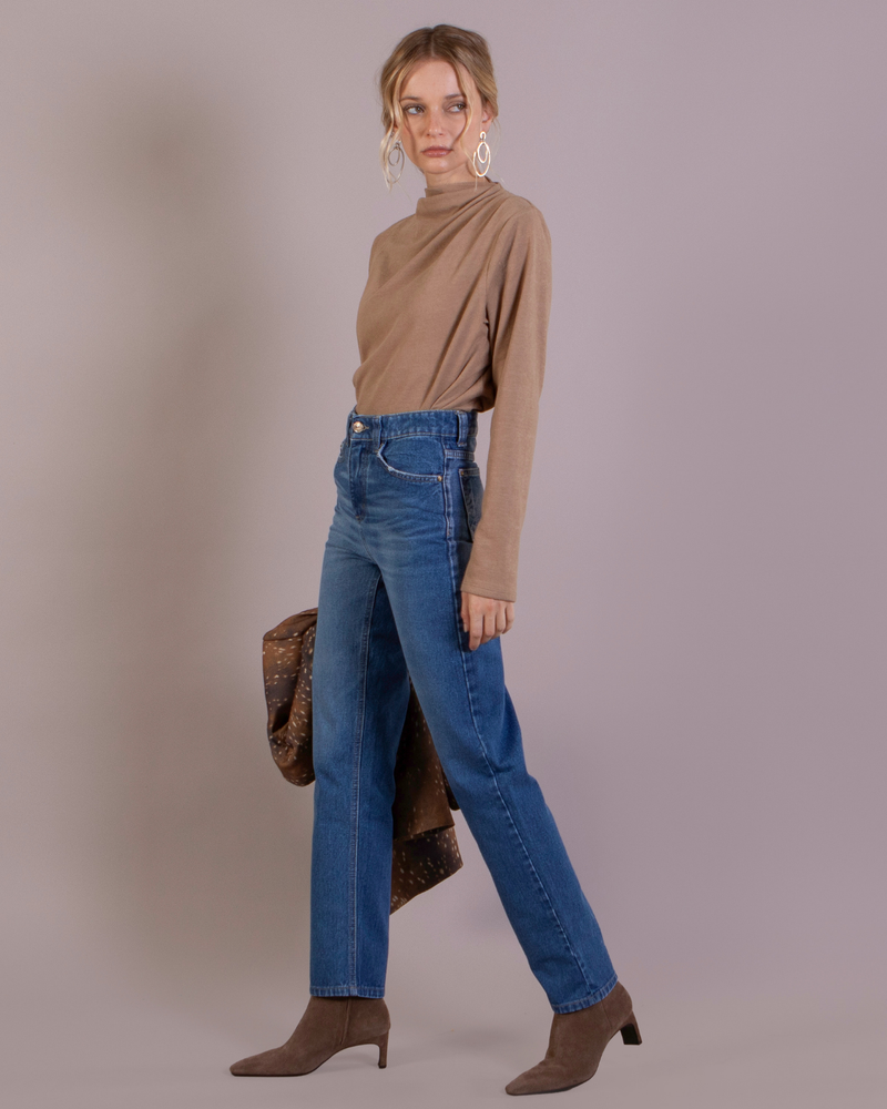 Polera Beatle Noelia Camel