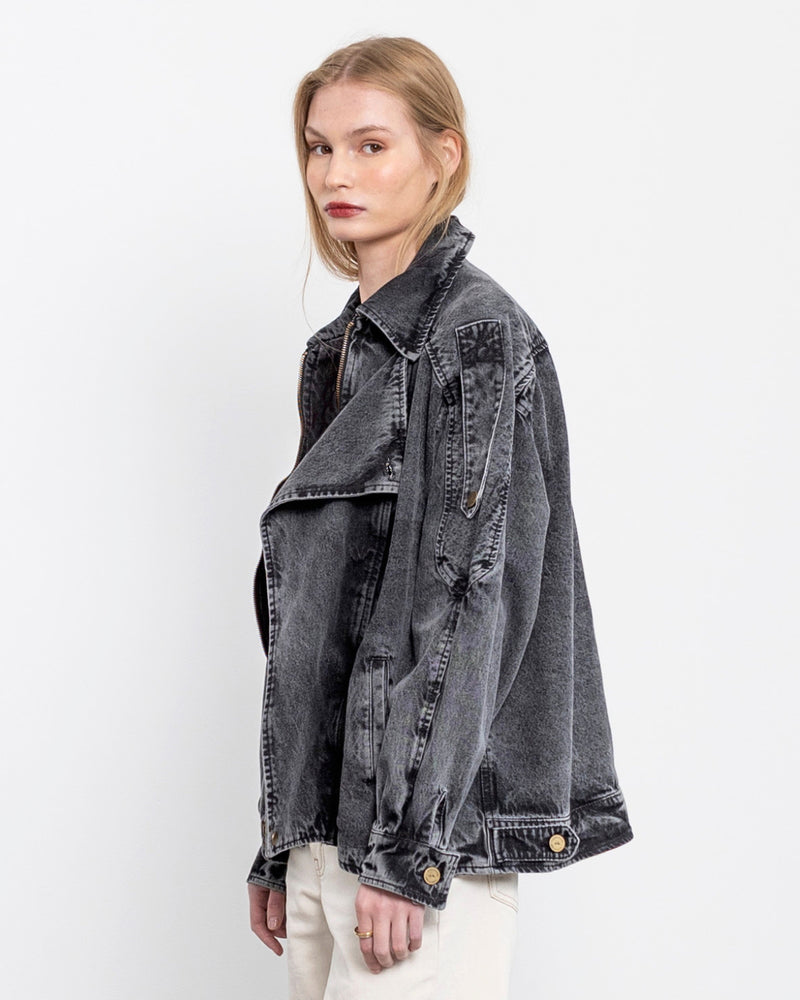 Chaqueta Denim Santos Negro