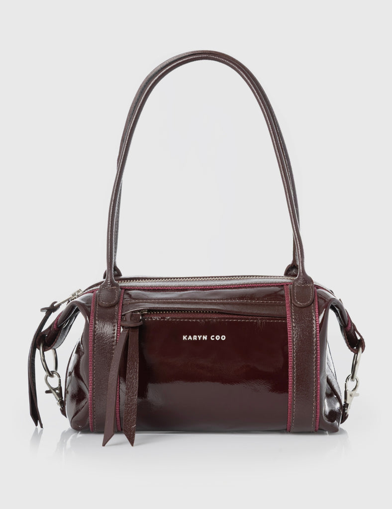 Cartera Diana Mini Granate Charol