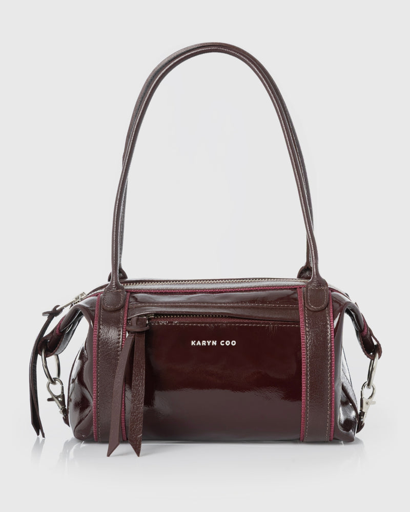 Cartera Diana Mini Granate Charol