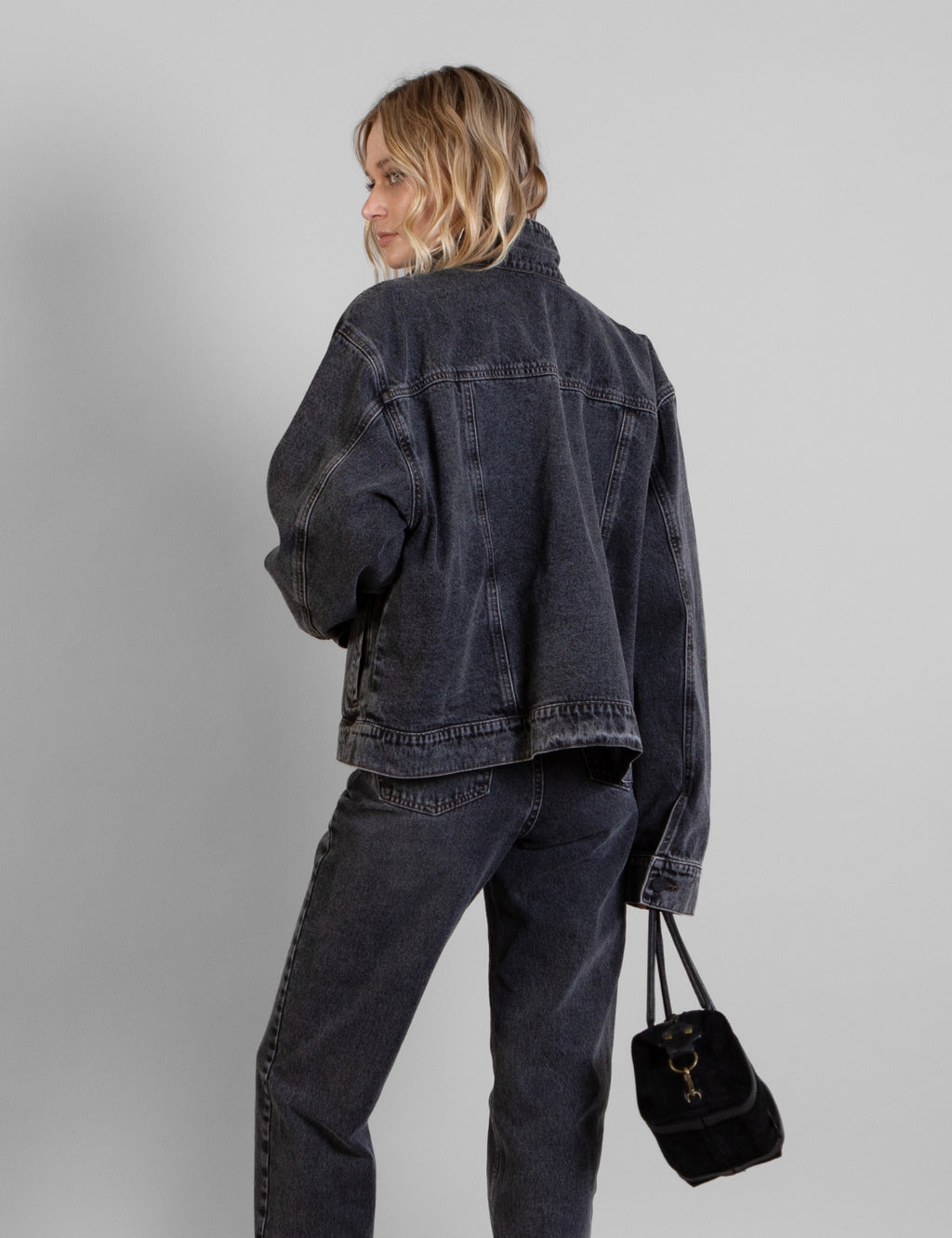Chaqueta Denim Michael Negro