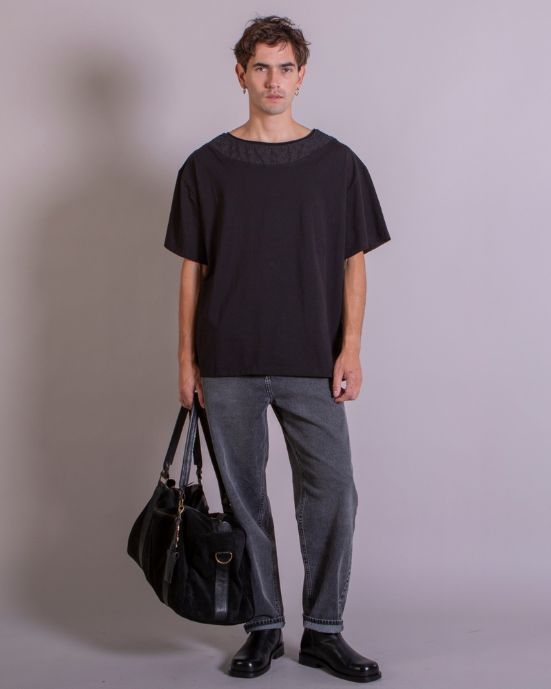 Polera Raíz Lenny Negra