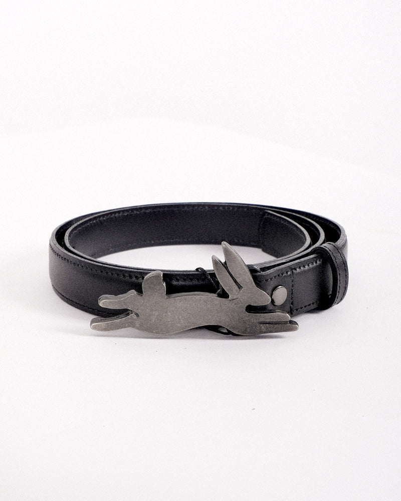 Cinturón Lapin negro plata