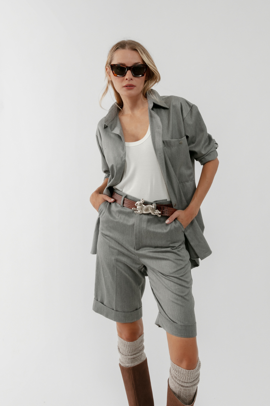 Blusa sastre Lisa gris