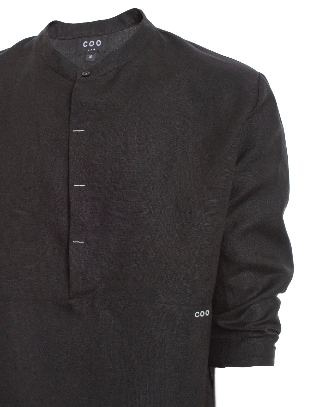 Camisa lino Jondal negro