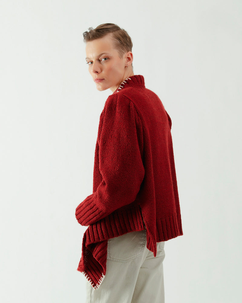 Tejido Cruzado Cratos burdeo