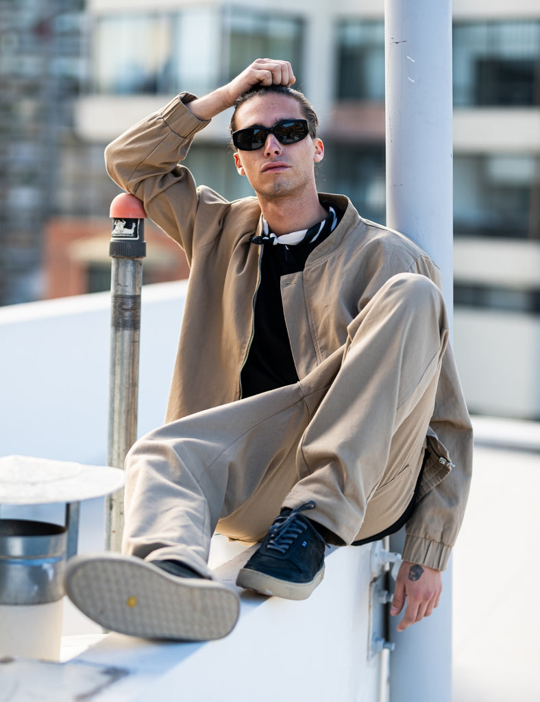 Pantalón gabardina Tijoux camel