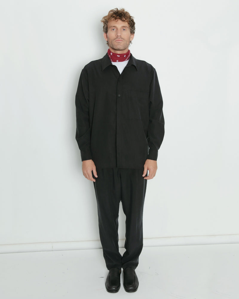 Camisa tencel West REC negro