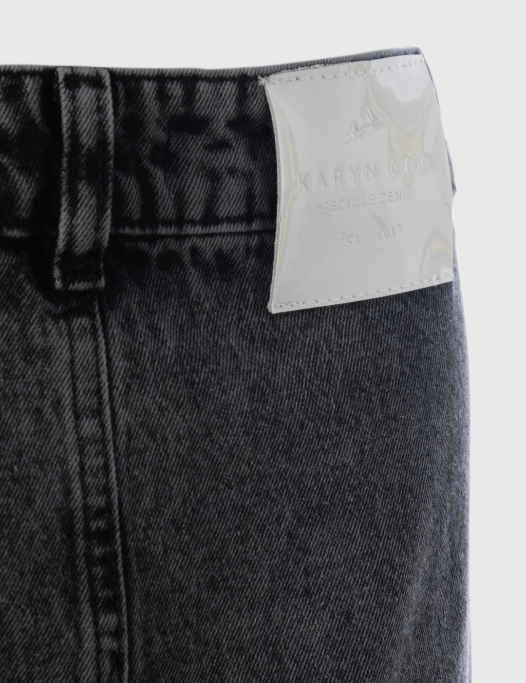 Falda Denim Ninfa Recycled Negro