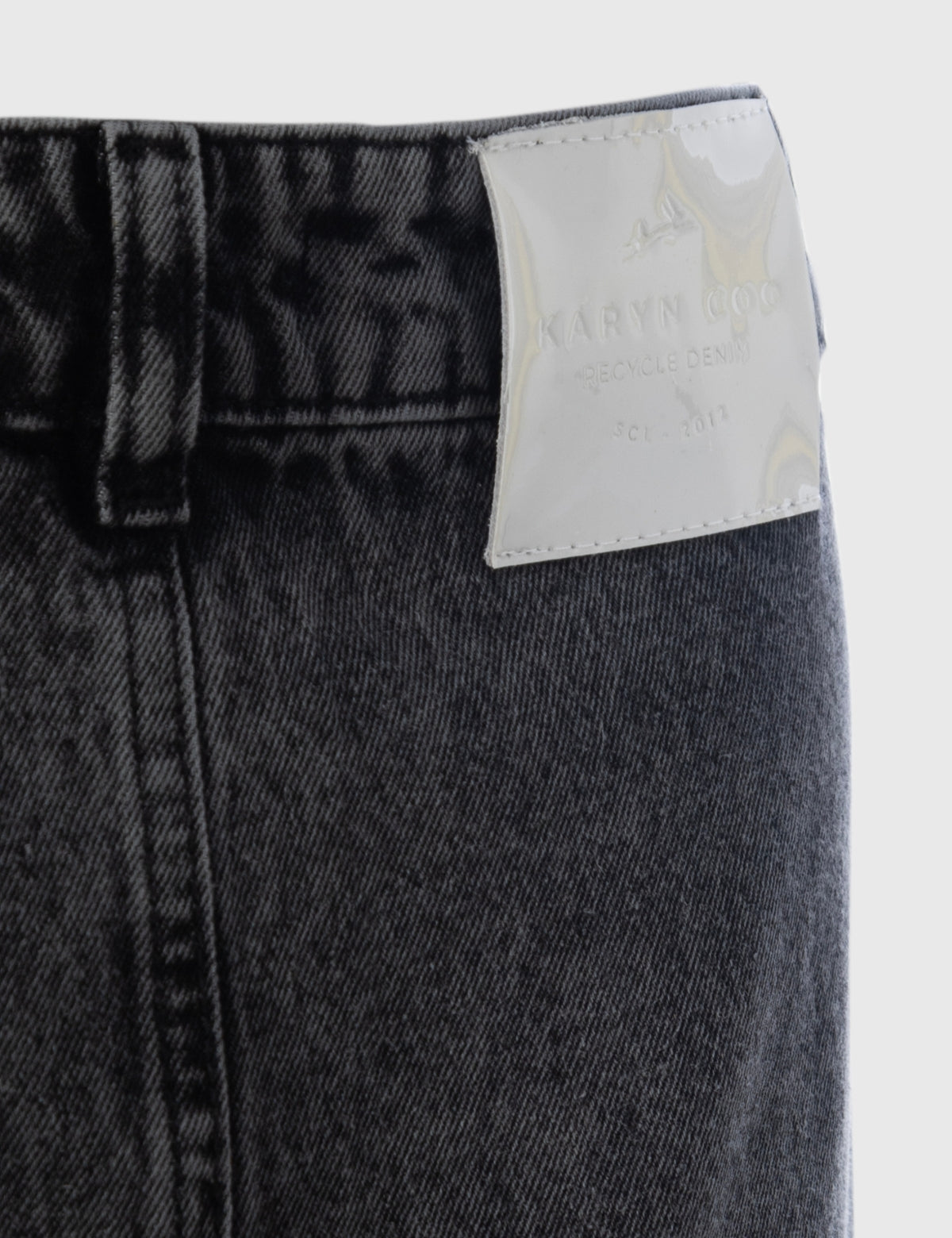 Falda Denim Ninfa Recycled Negro