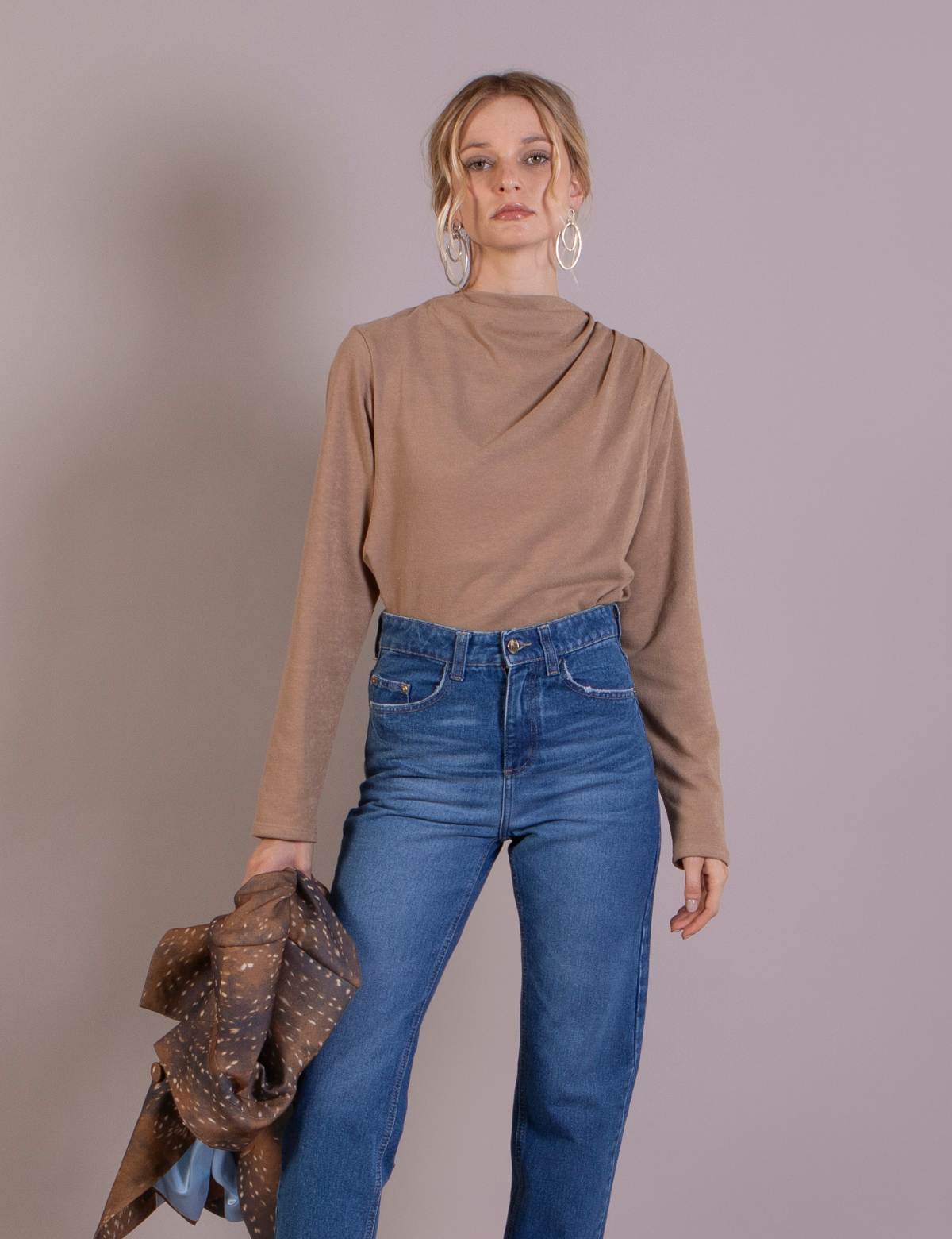 Polera Beatle Noelia Camel