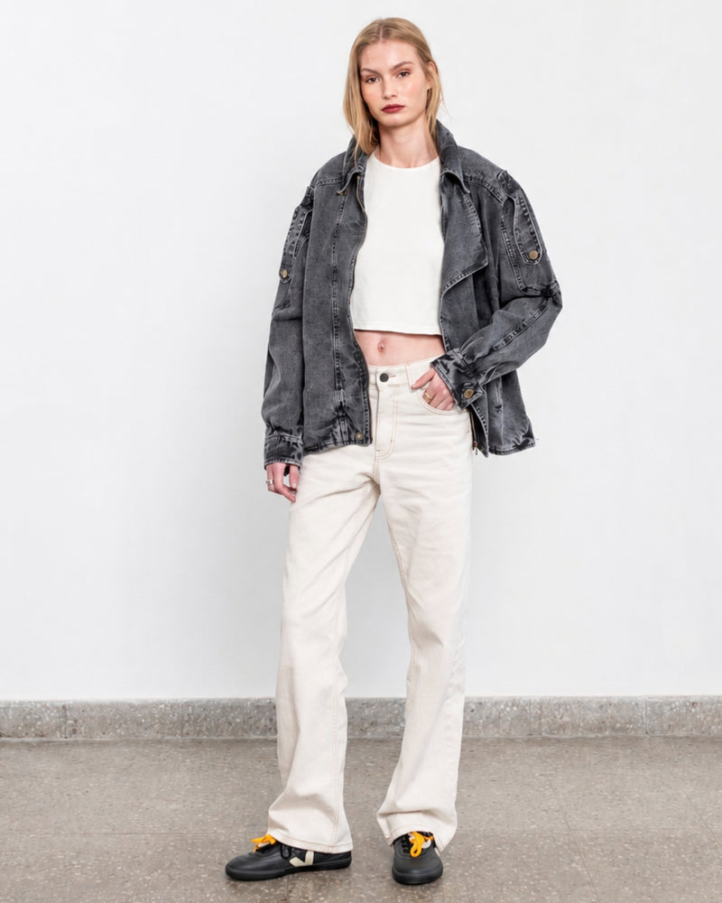 Chaqueta Denim Santos Negro
