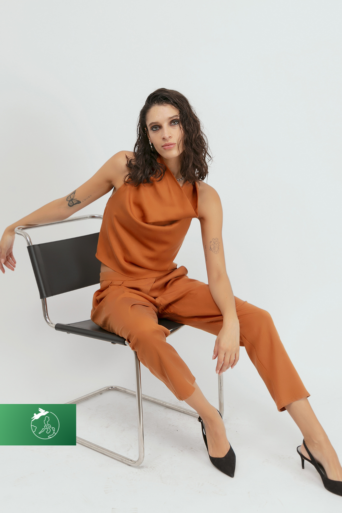 Pantalón Tencel Tiny camel