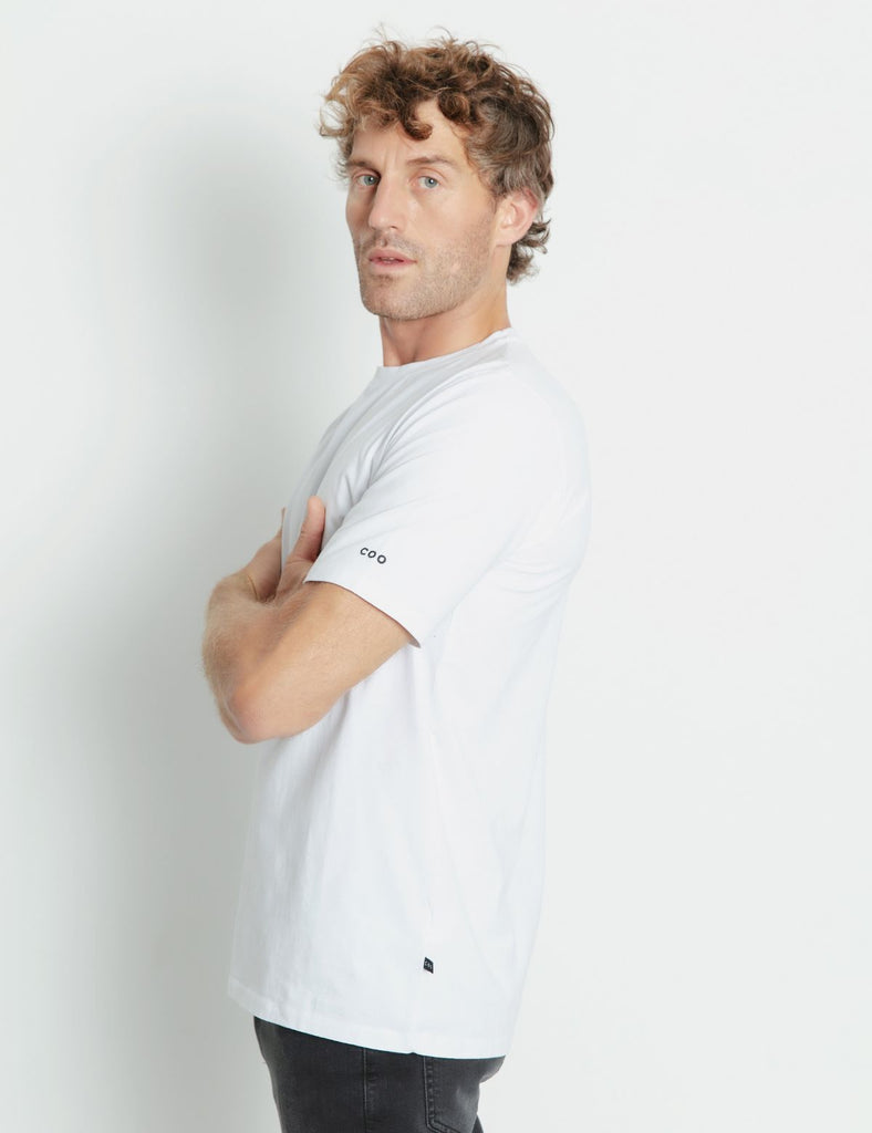 Polera algodón Bailey blanco