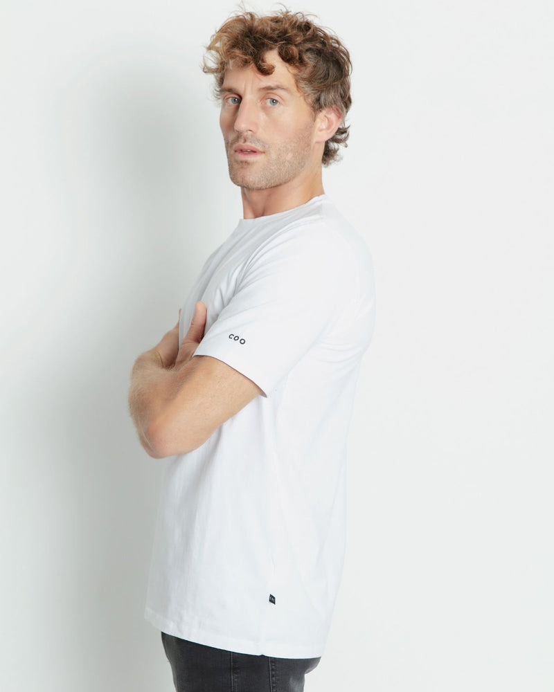 Polera algodón Bailey blanco