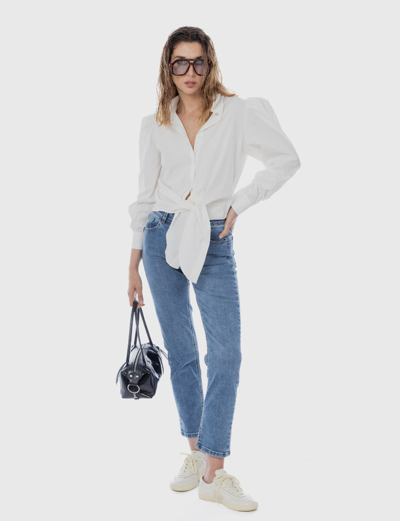 Jeans skinny light sustentable Renata Celeste