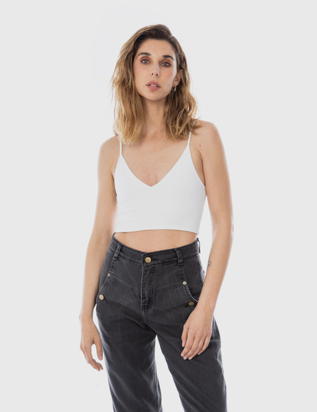 V26 Peto Tejido Nina Blanco