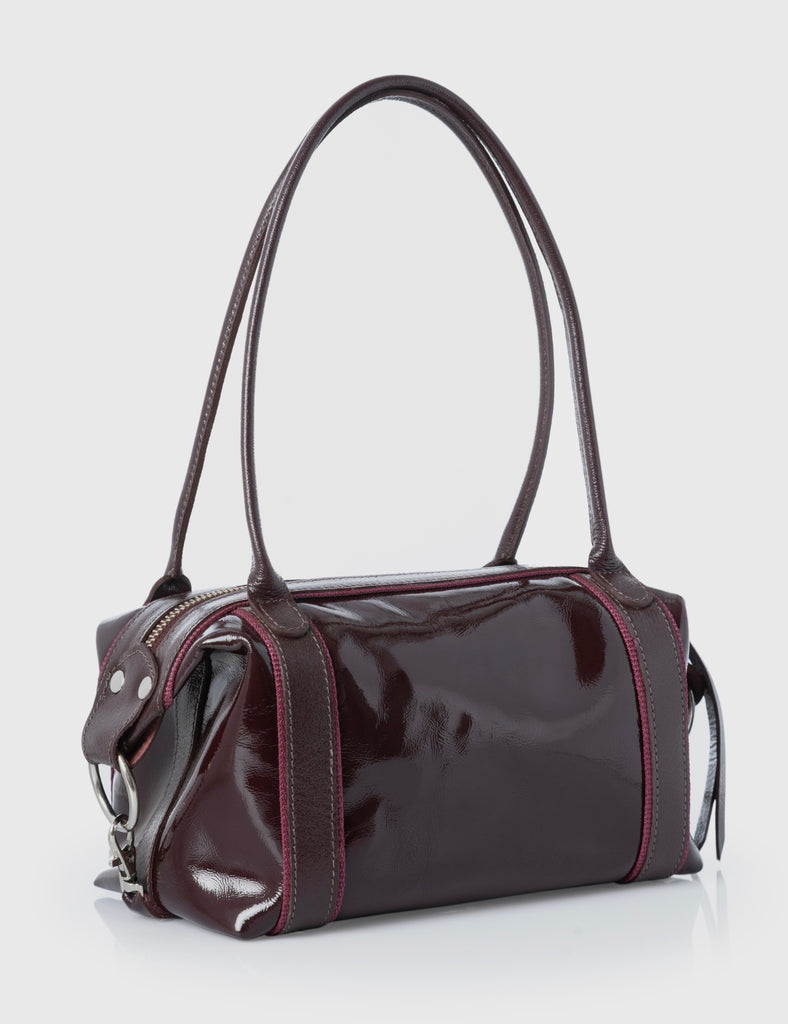 Cartera Diana Mini Granate Charol