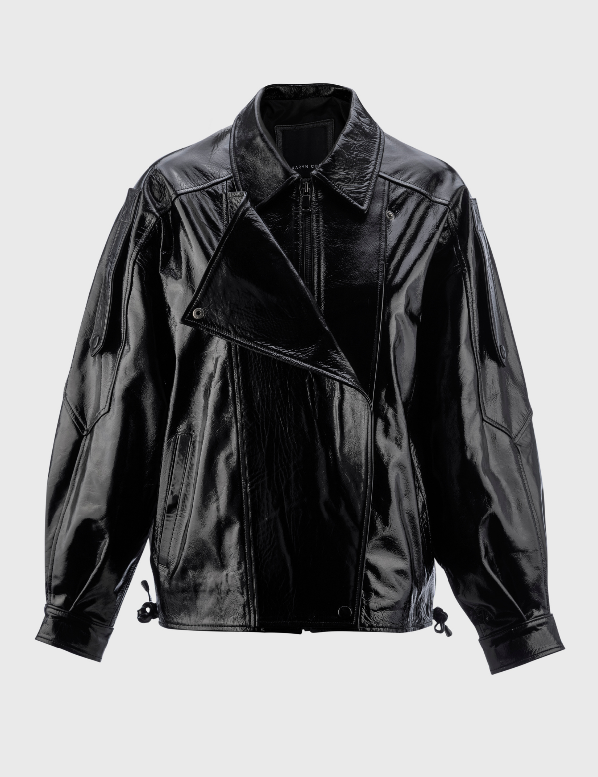 Chaqueta Santos Charol Negro