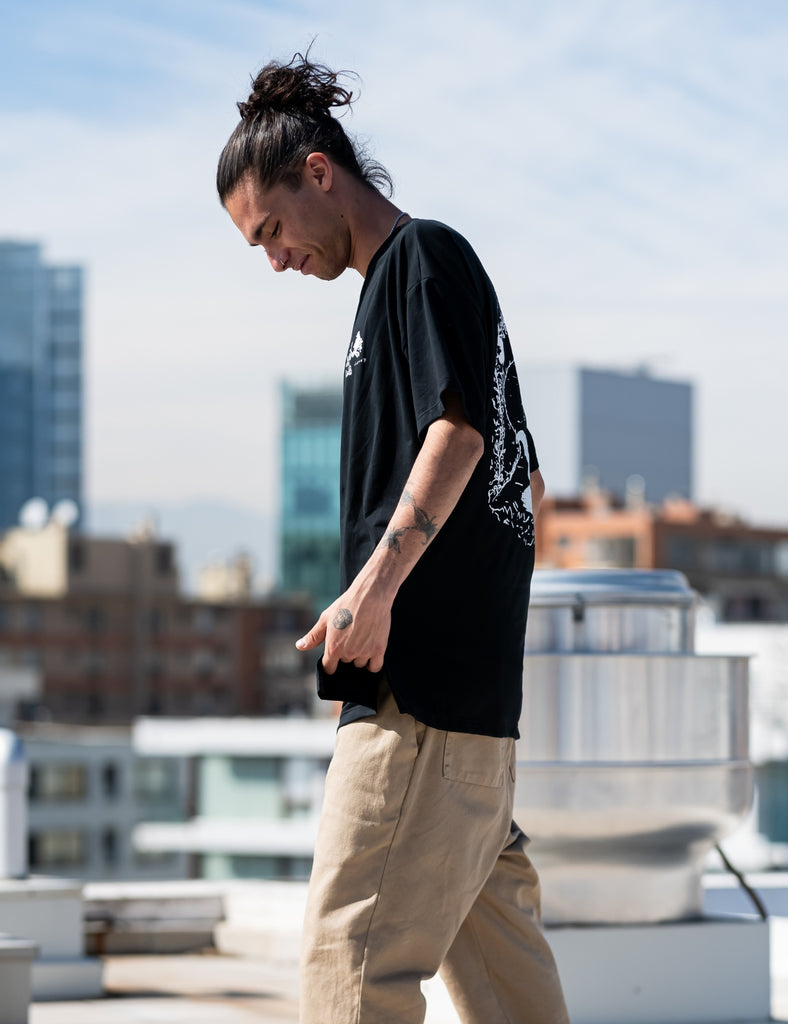 Polera Dylan WL x Lenny negro