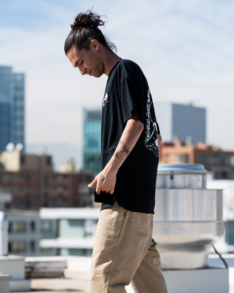 Polera Dylan WL x Lenny negro