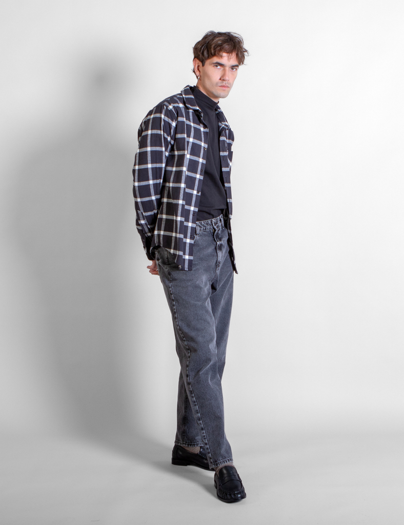 Camisa Escocesa Dandy Negro