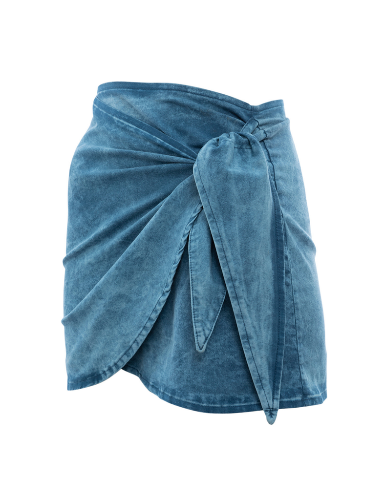 Falda gabardina Anakena indigo