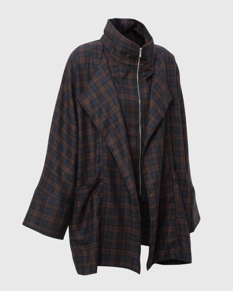 Chaqueta Lana Japo Tartan