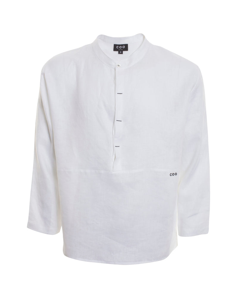 Camisa lino Jondal blanco