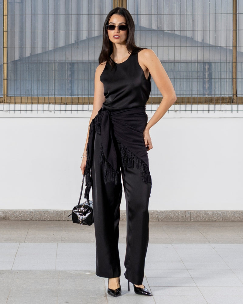 Foulard Flecos Negro