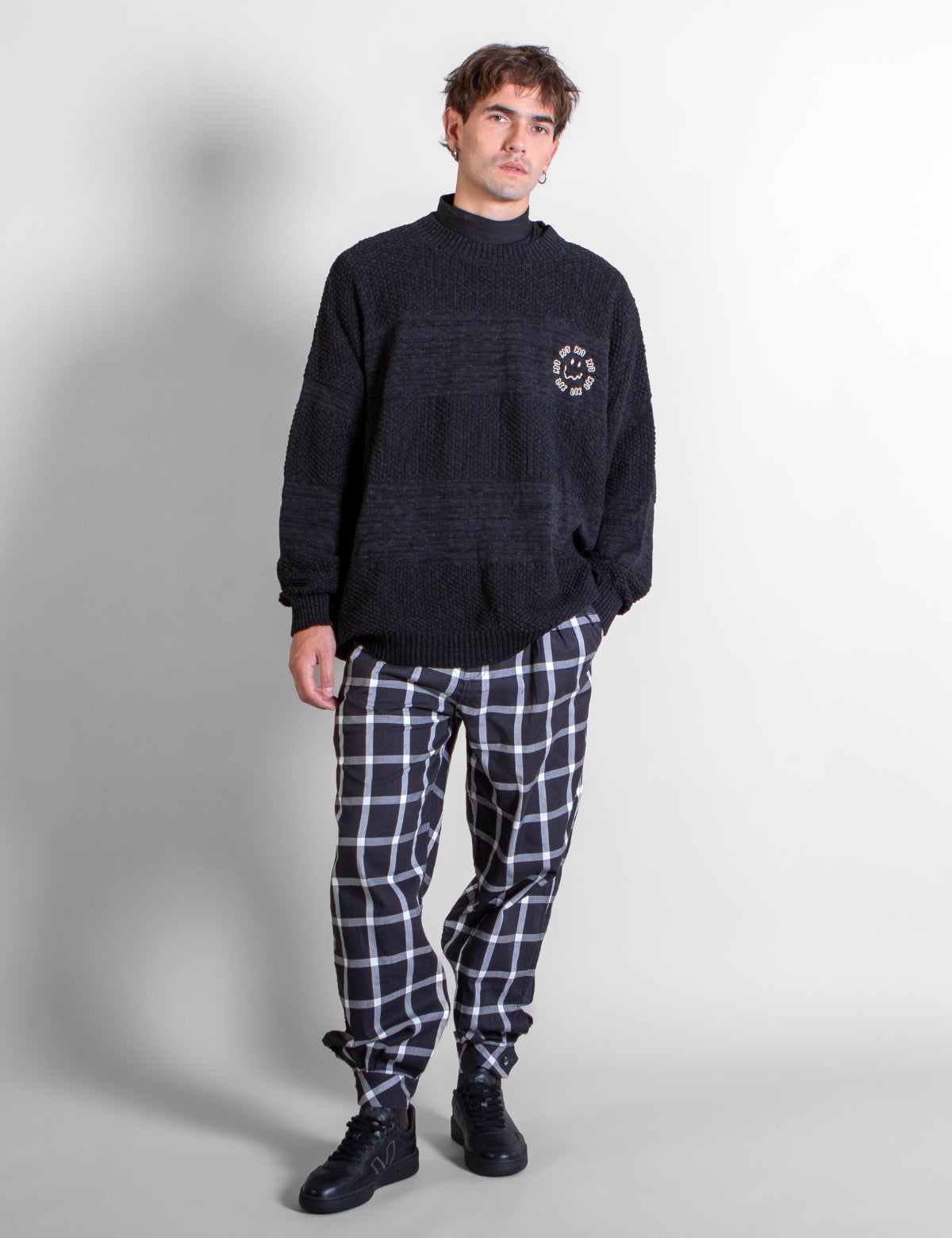 Pantalon Escocés Pampa Negro